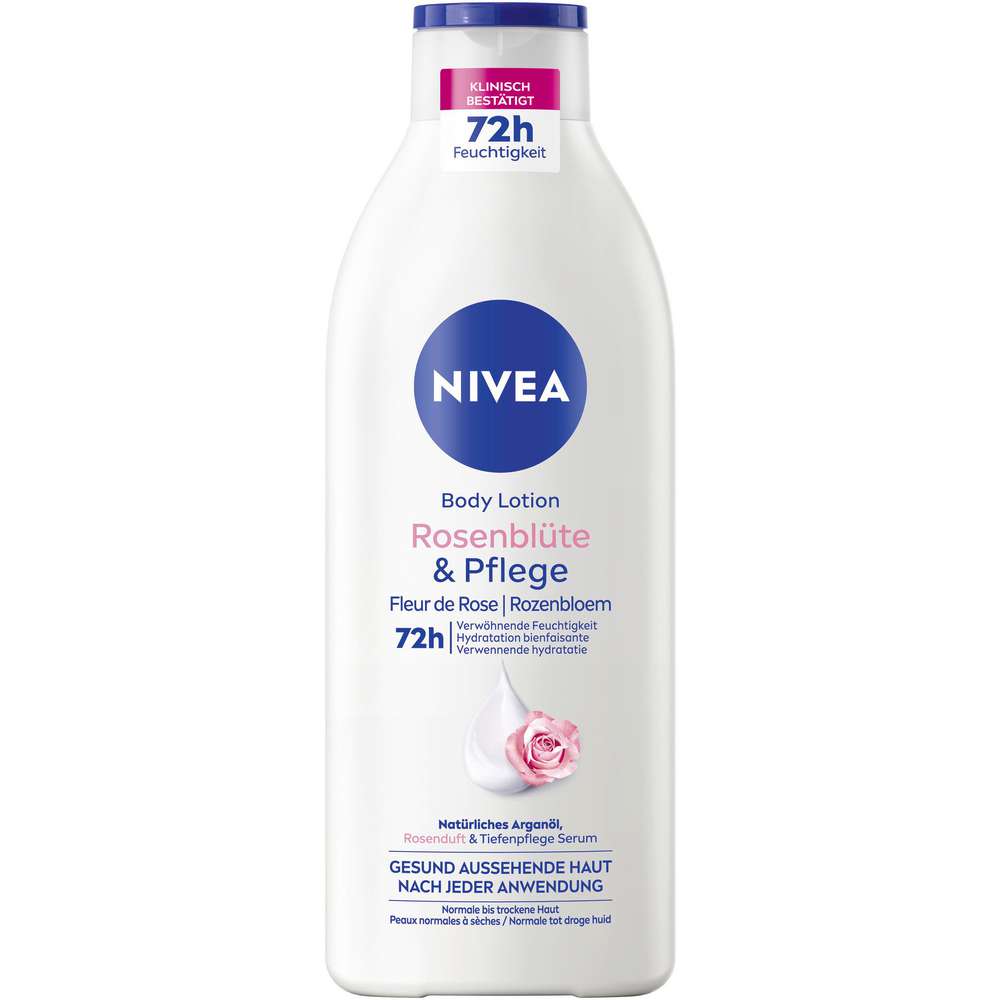 Produktabbildung Nivea Bodylotion, Rosenblüte