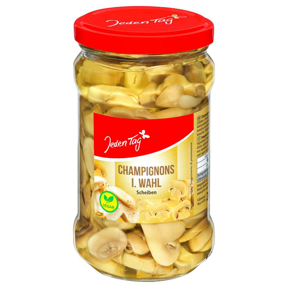 Produktabbildung Jeden Tag Champignons, in Scheiben