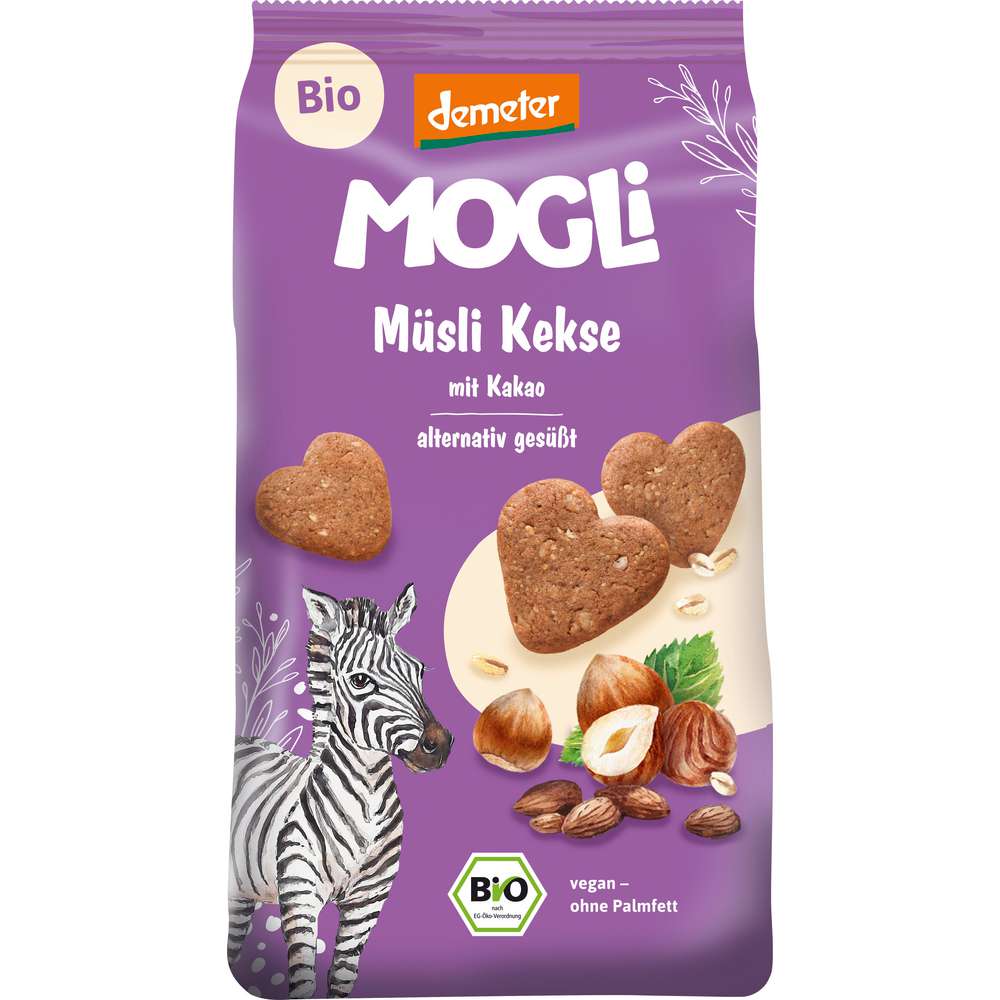 Produktabbildung MOGLi Bio Kekse, Müsli mit Kakao