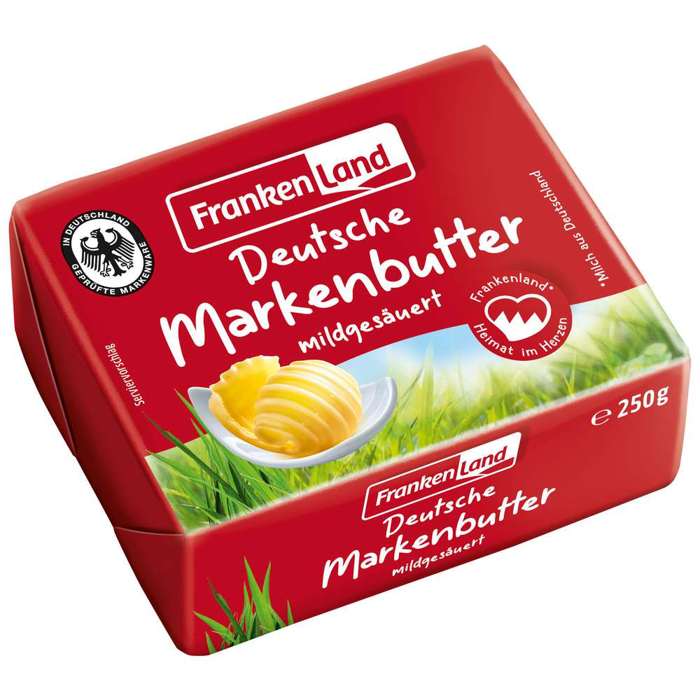 Produktabbildung Frankenland Deutsche Markenbutter