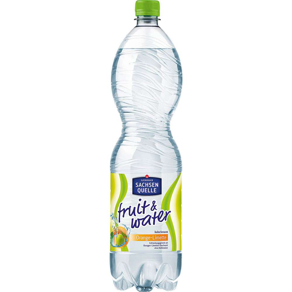 Produktabbildung Ileburger Sachsen Quelle Orange-Limette Mineralwasser Fruit & Water