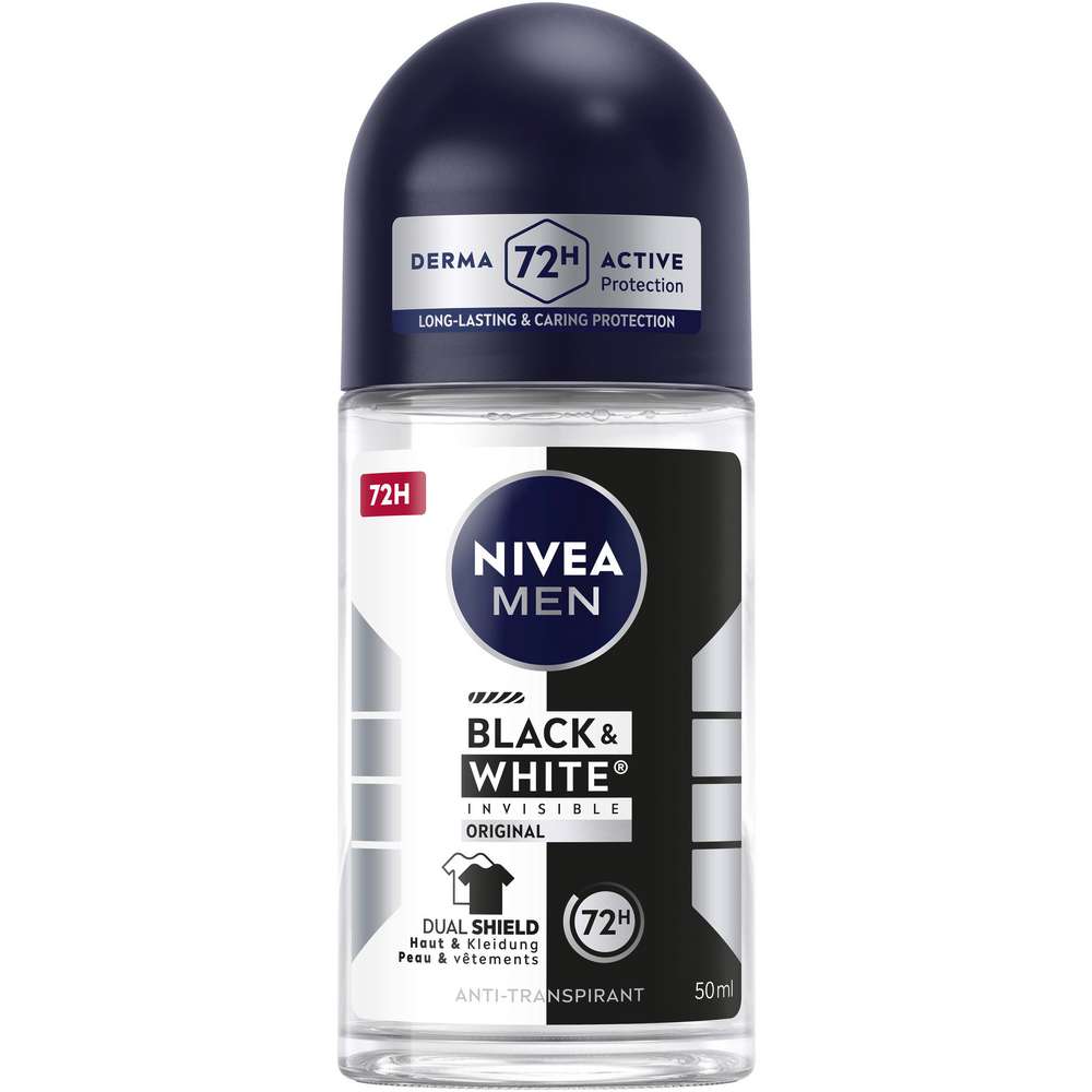 Produktabbildung Nivea Deo Roll-on Men, Black + White