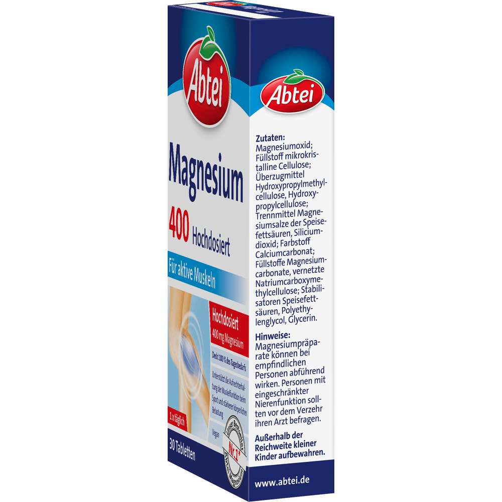 Produktabbildung Abtei Magnesium 400