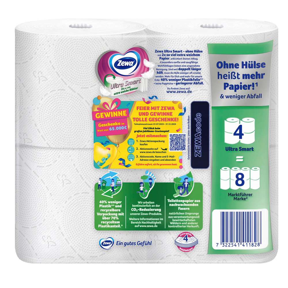 Produktabbildung Zewa Ultra Smart weiss