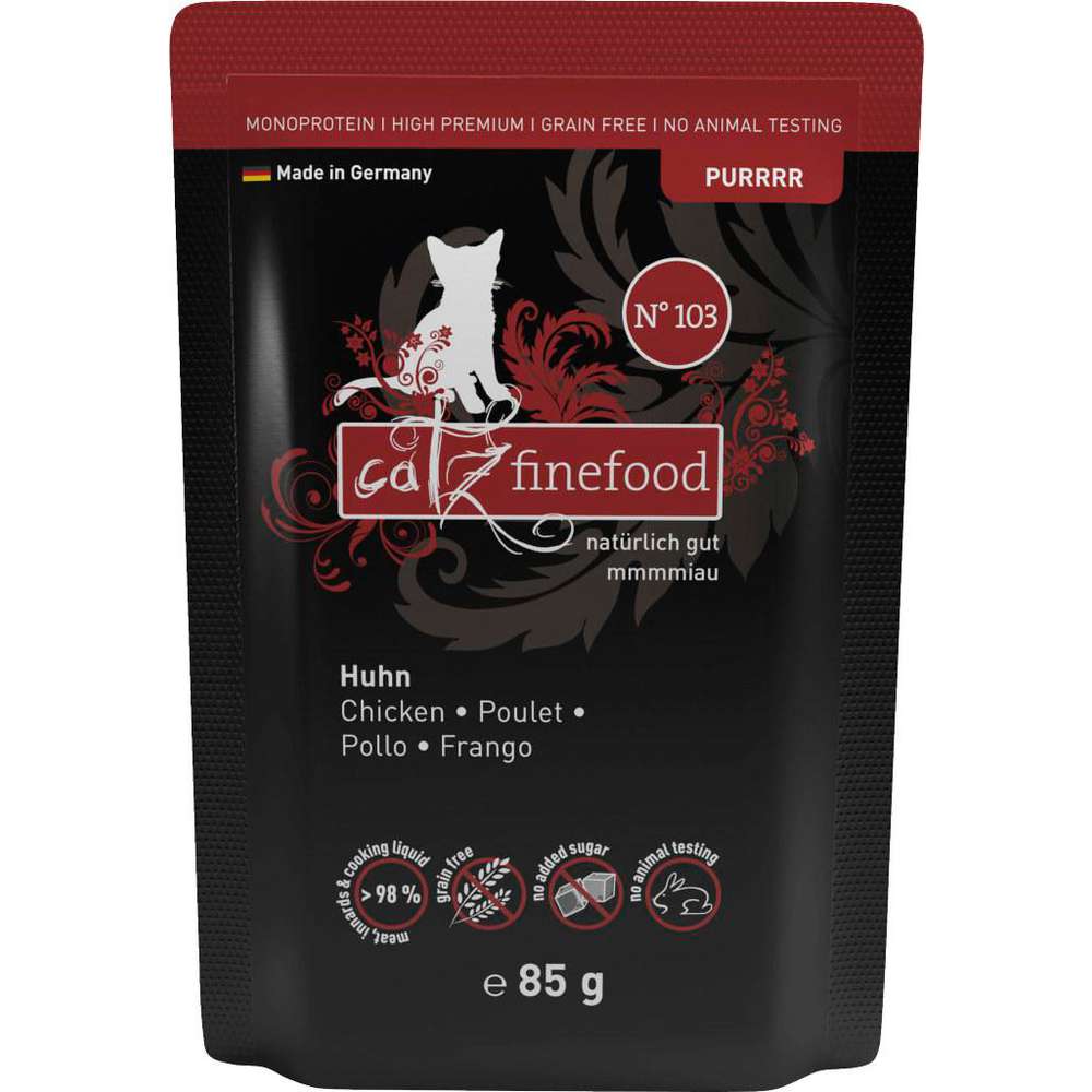 Produktabbildung catz finefood Katzen-Nassfutter Purrrr, N° 103, Huhn