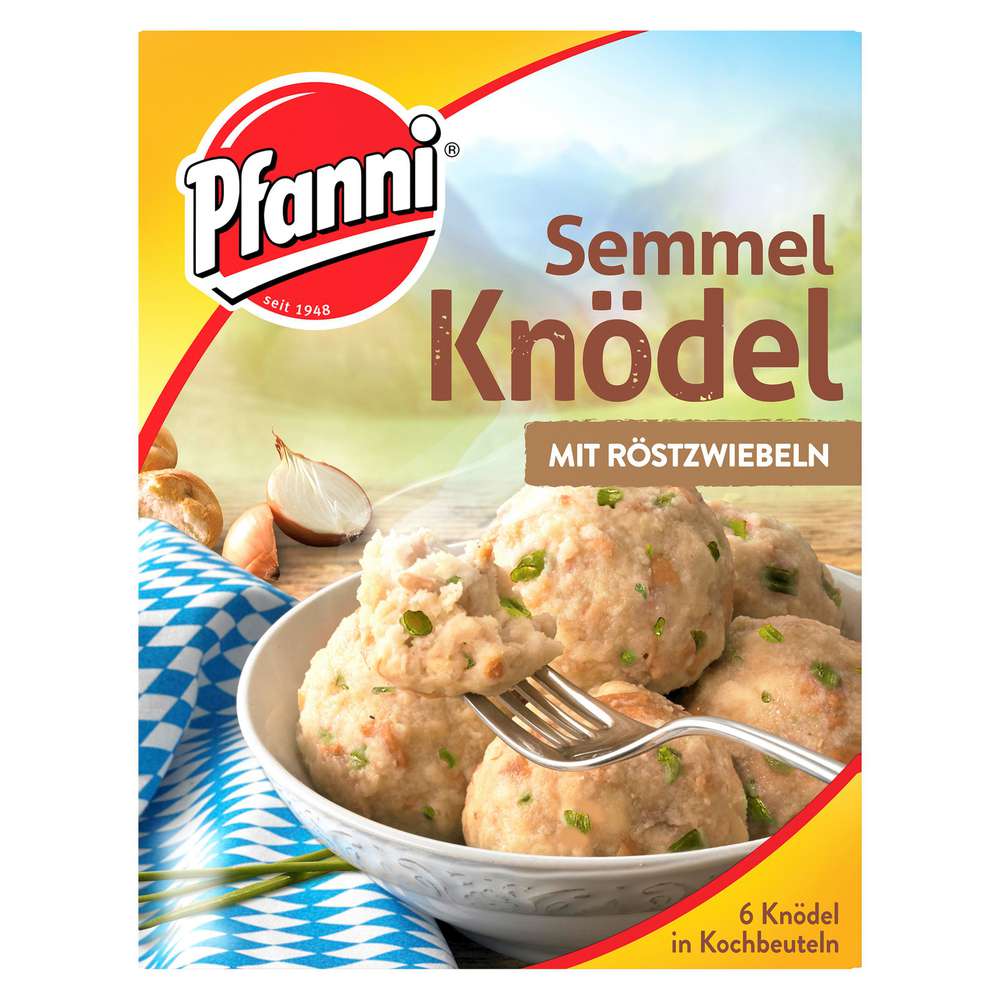 Produktabbildung Pfanni Semmel Knödel mit Röstzwiebel
