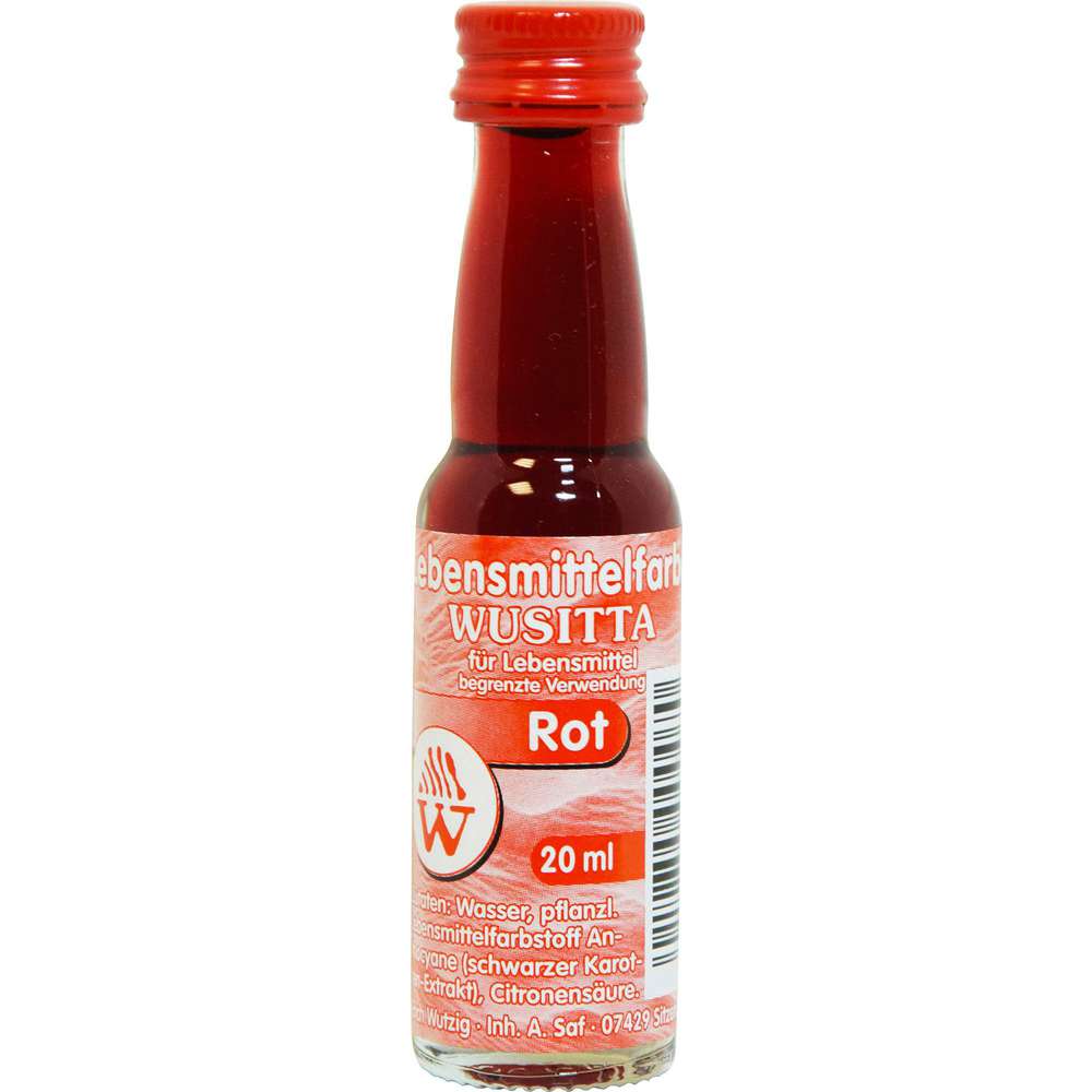 Produktabbildung Wusitta Rote Lebensmittelfarbe