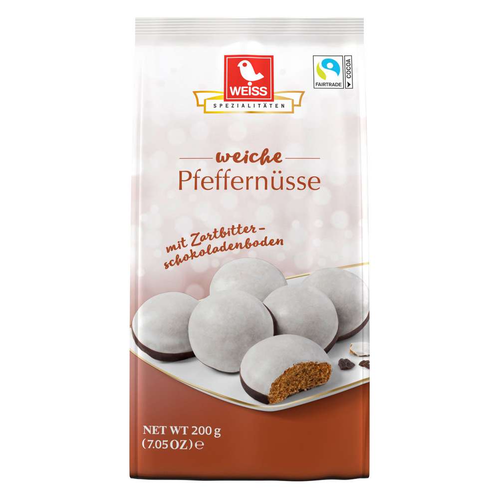Produktabbildung Weiss Schoko-Pfeffernüsse