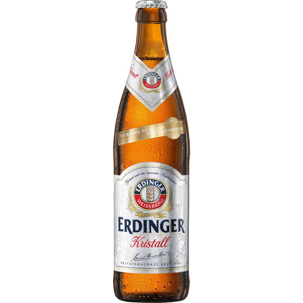 Produktabbildung Erdinger Weißbier, kristallklar 5,3%