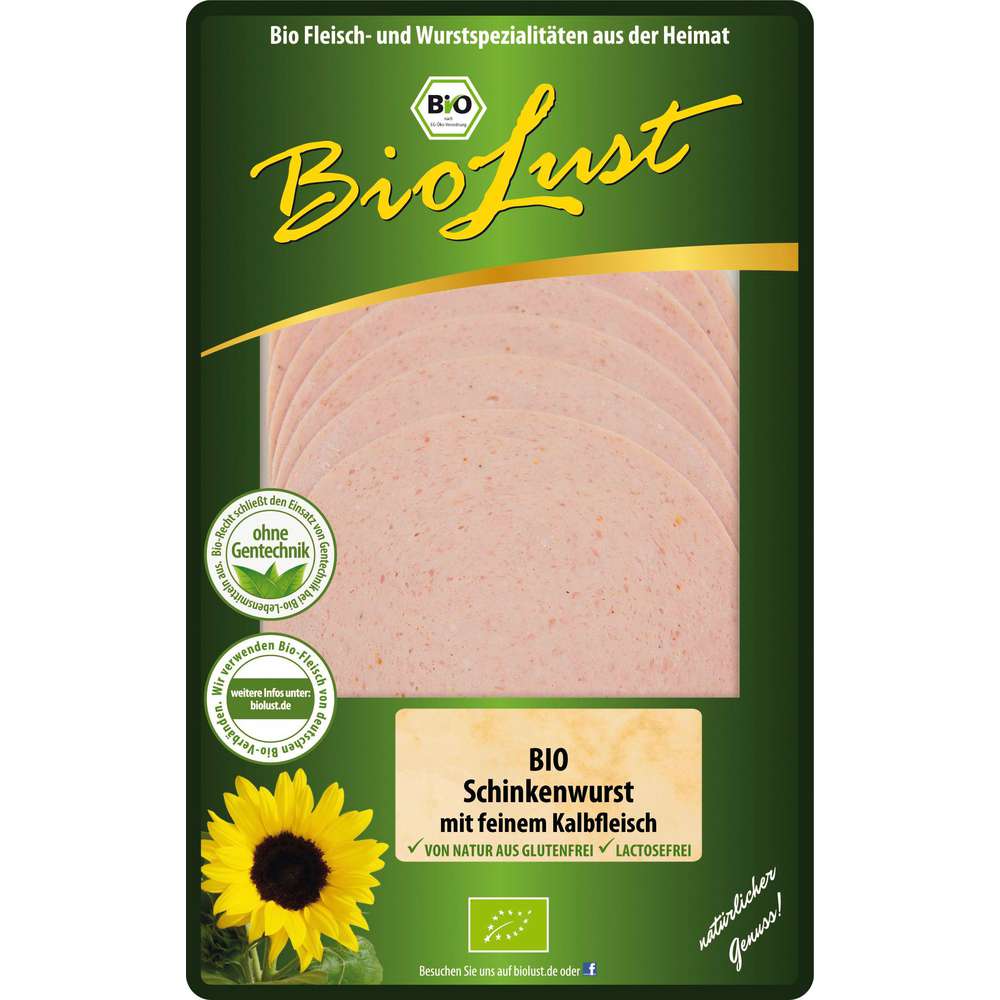 Produktabbildung Ludwigsluster Bio Schinkenwurst mit Kalbfleisch
