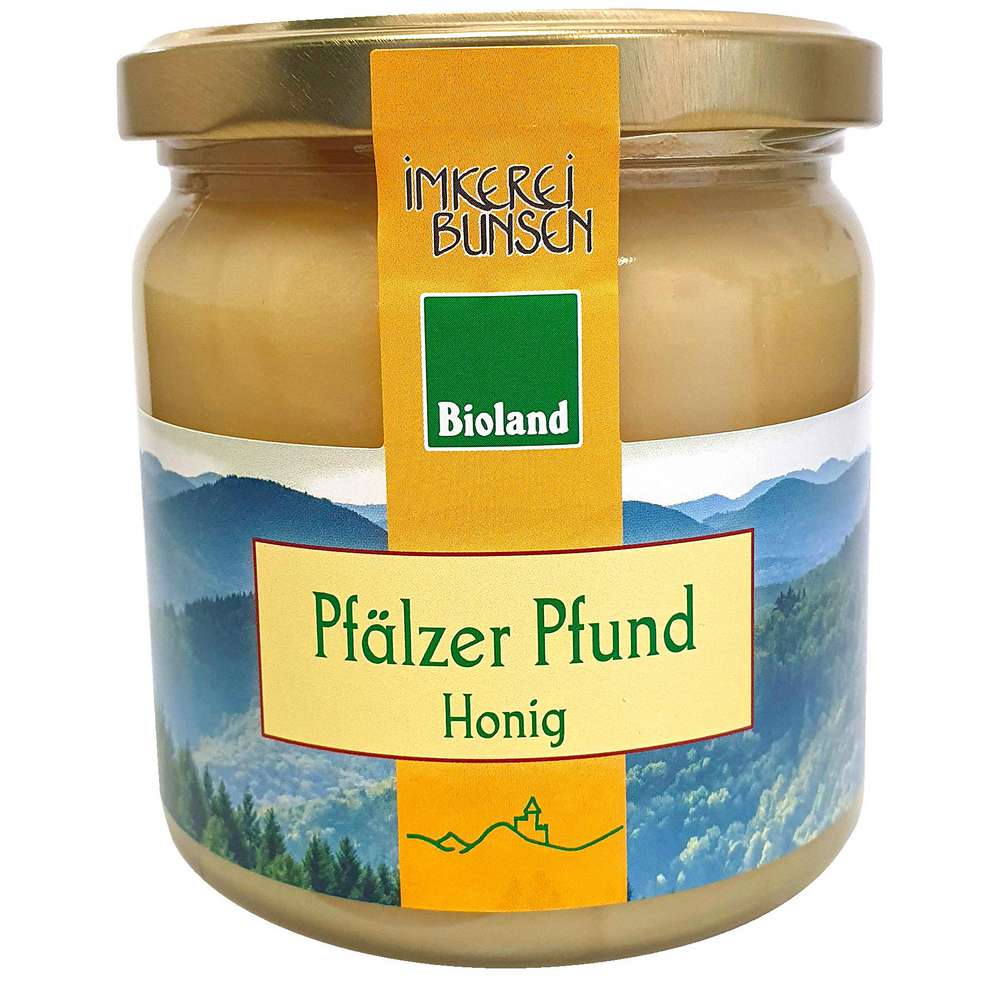 Produktabbildung Imkerei Bunsen Pfälzer Pfund Honig