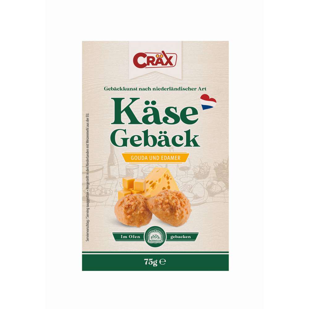 Produktabbildung Cräx Käsegebäck Crispies