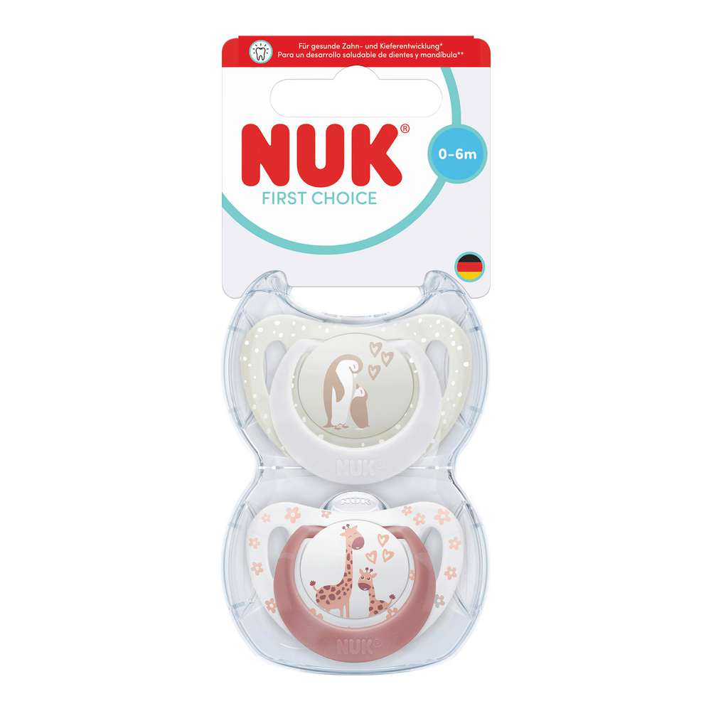 Produktabbildung Nuk First Choice Silikon-Schnuller, 0-6 Monate