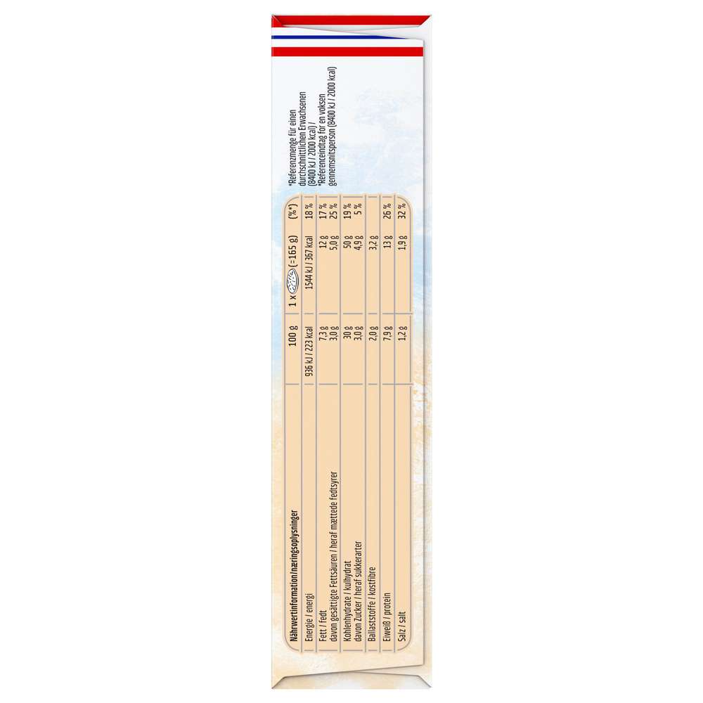 Produktabbildung Dr. Oetker Pizzabrot Intermezzo, Schinken mit Sauerrahm