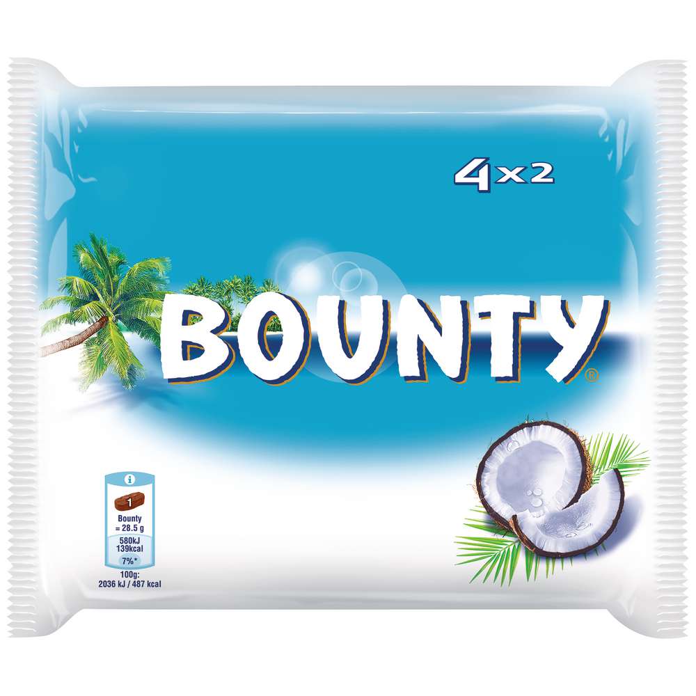 Produktabbildung Bounty Kokos-Schokoriegel