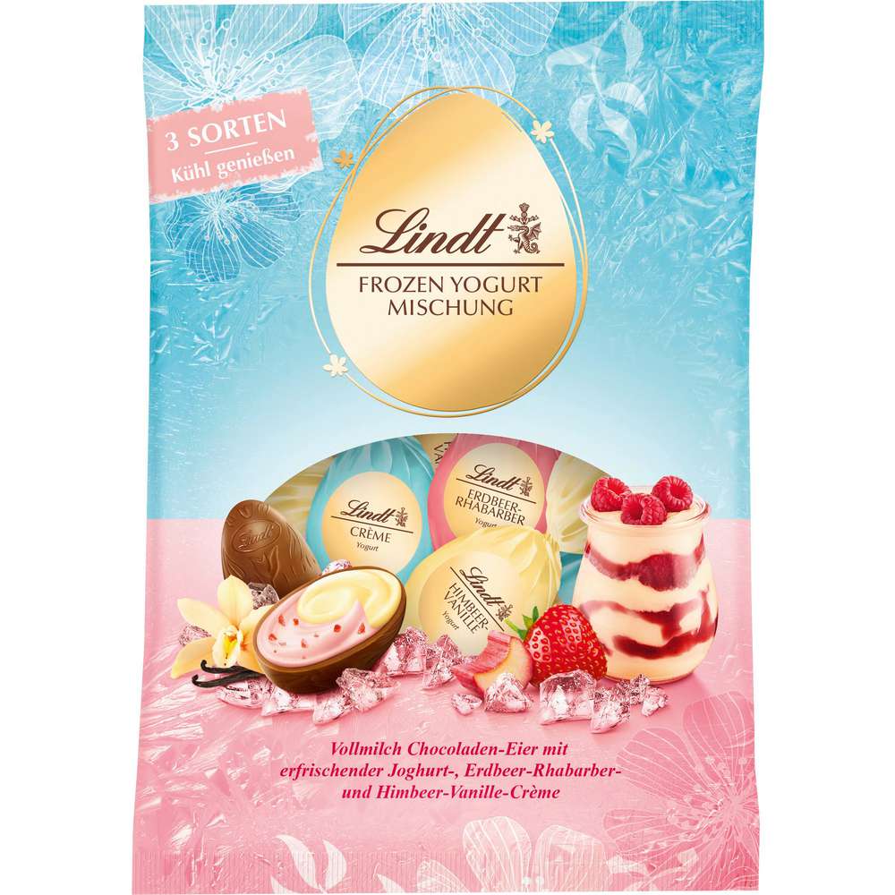 Produktabbildung Lindt Schoko-Ostereier, Joghurt Mischung