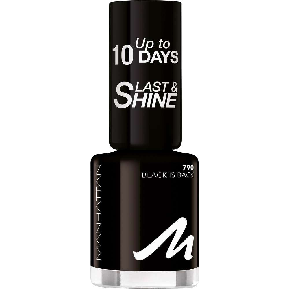 Produktabbildung Manhattan Nagellack Last & Shine, Black Is Back 790