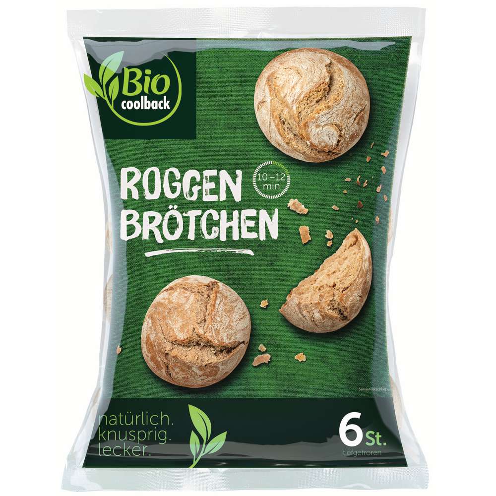 Produktabbildung Coolback Bio Roggenbrötchen