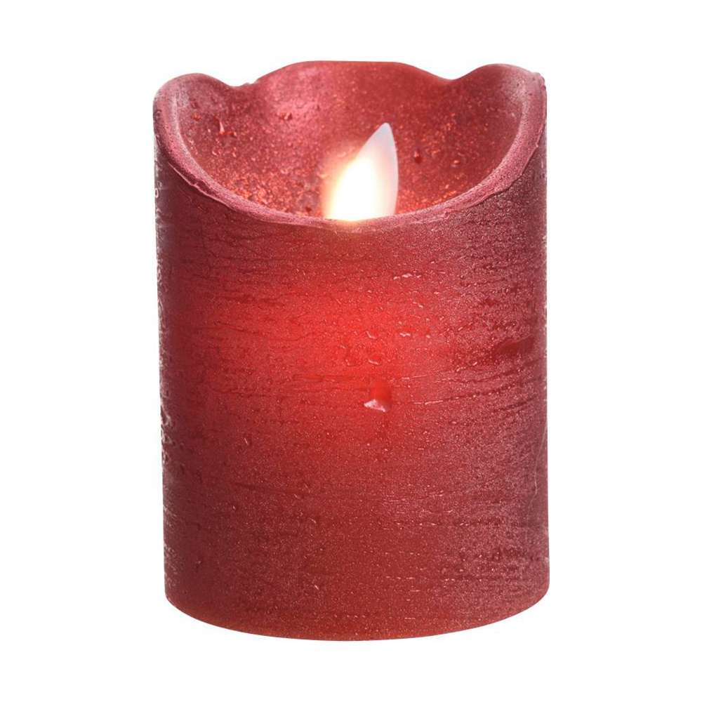 Produktabbildung Kaemingk LED Flackerkerze, rot