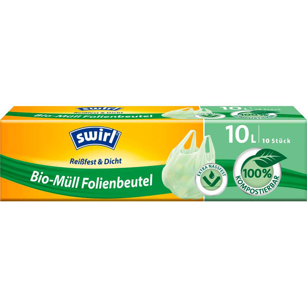 Produktabbildung Swirl Bio-Müll Folien-Beutel, 10 x10l