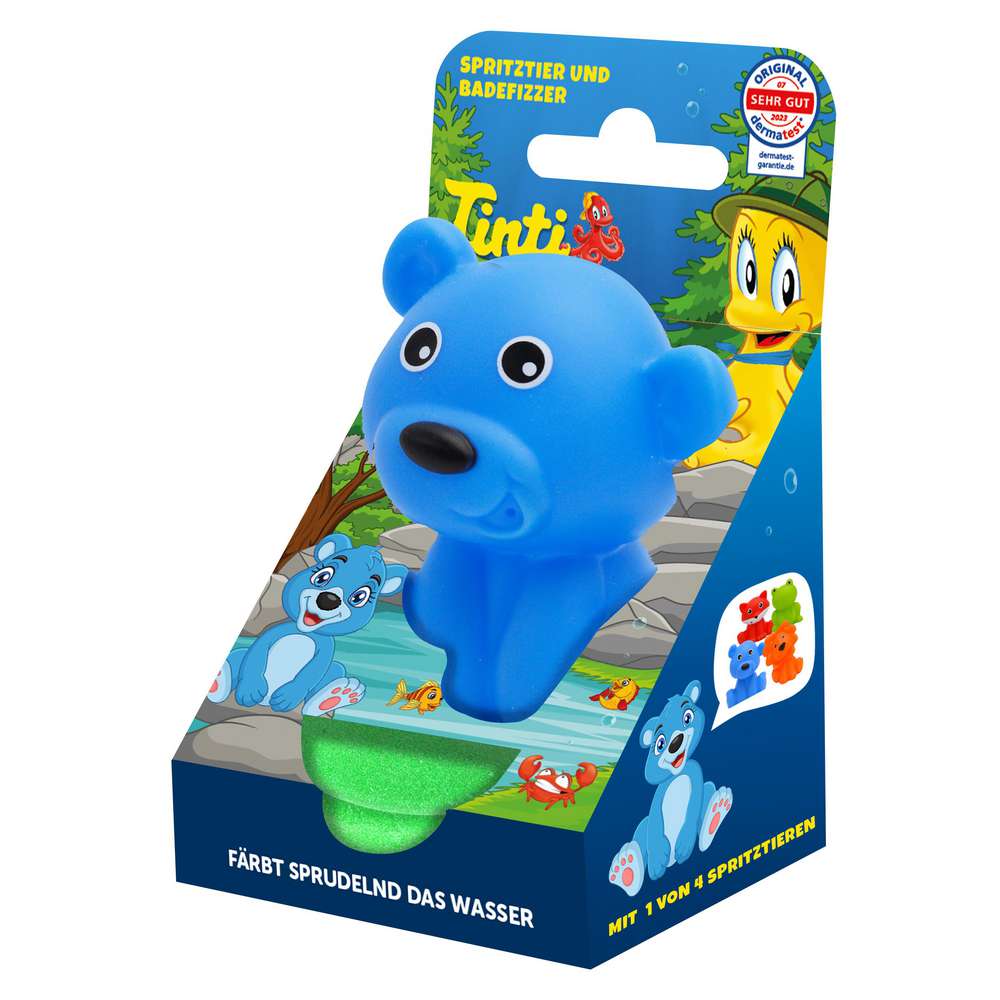 Produktabbildung Tinti Plansch-Set Spritztier + Badefizzer