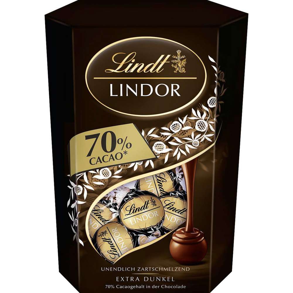 Produktabbildung Lindt Lindor Cornet, Dark 70%