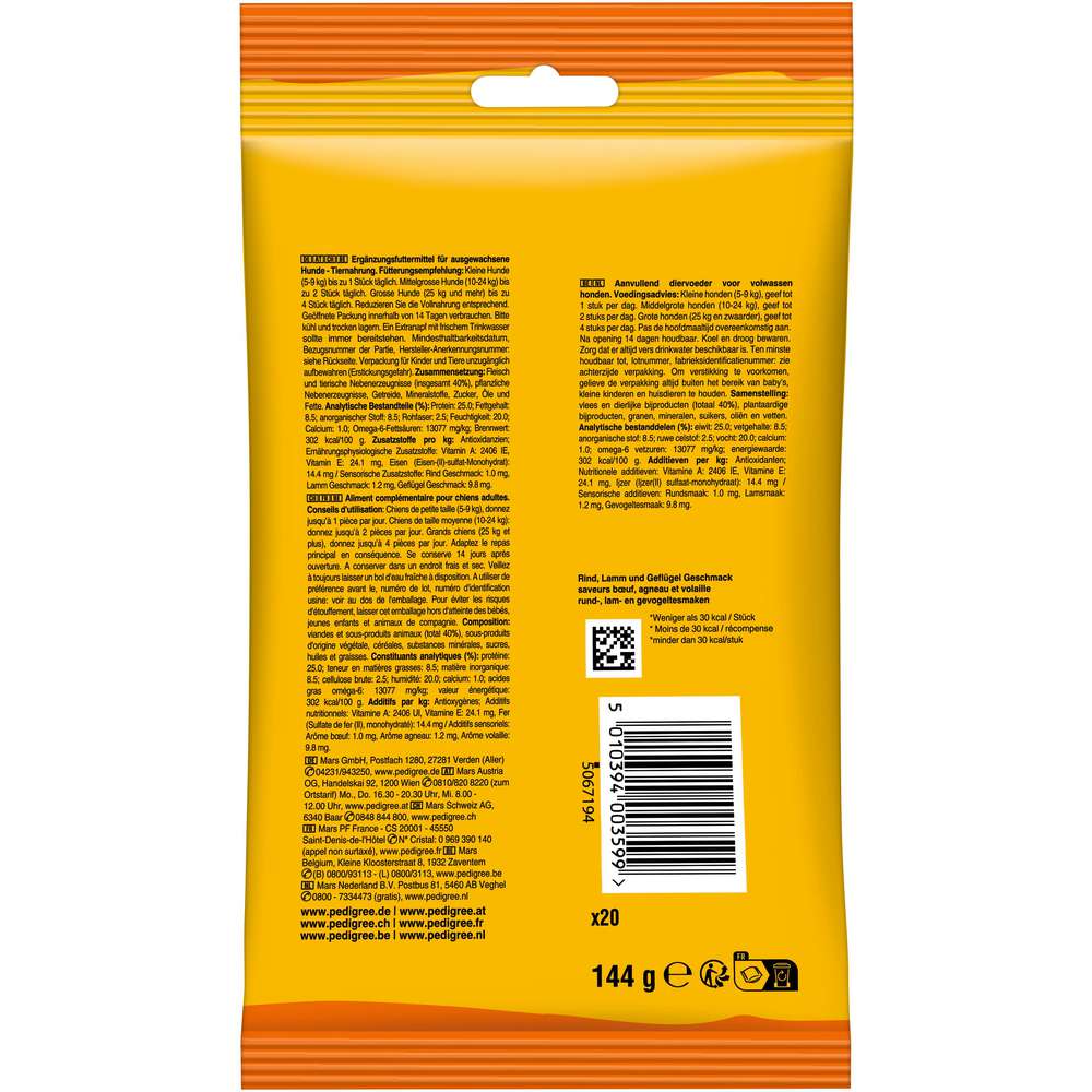 Produktabbildung Pedigree Hunde-Snack Schmackos, Multimix