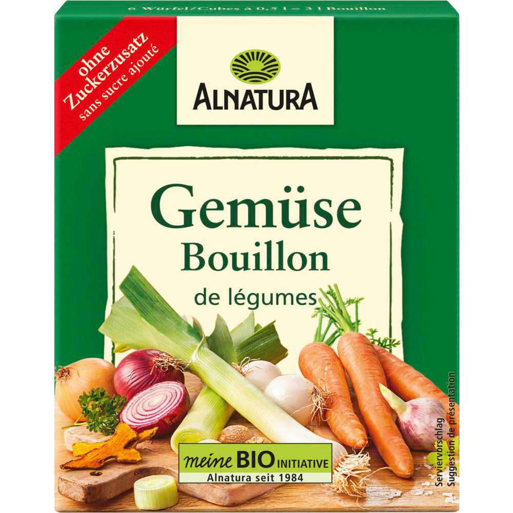 Produktabbildung Alnatura Bio Brühwürfel, Gemüsebouillon