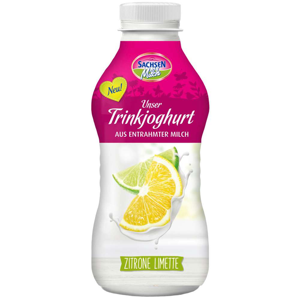 Produktabbildung Sachsenmilch Trinkjoghurt Zitrone Limette