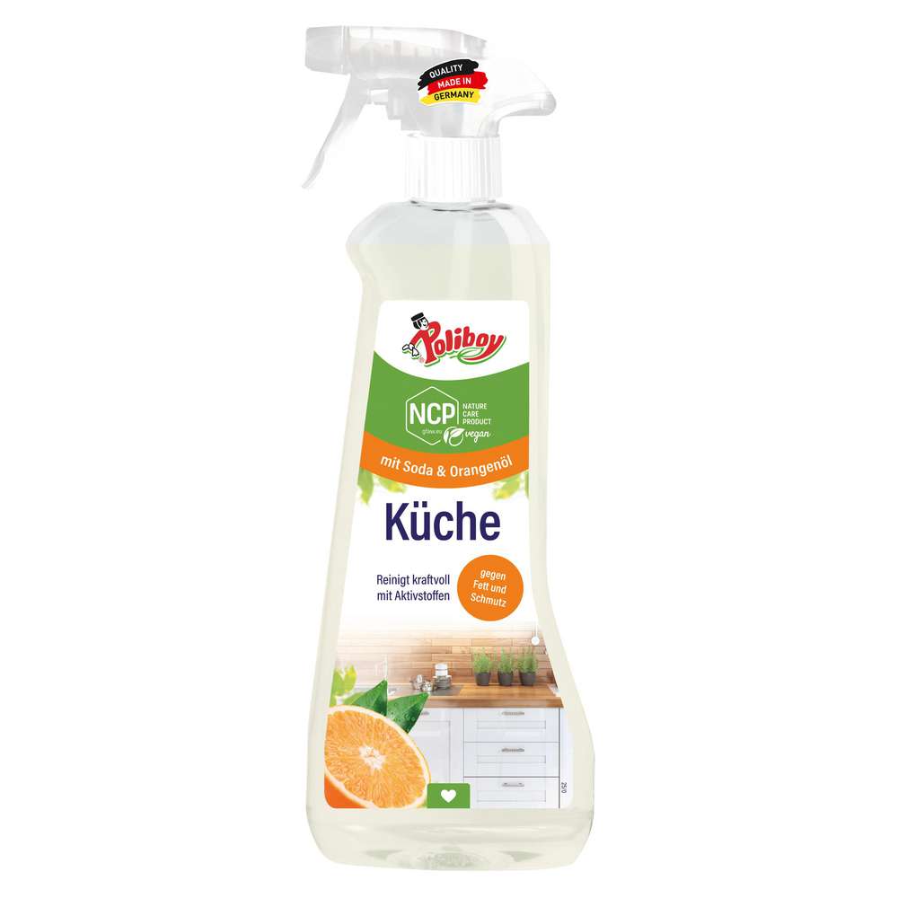 Produktabbildung Poliboy Bio Küchenreiniger, mit Soda & Orangenöl