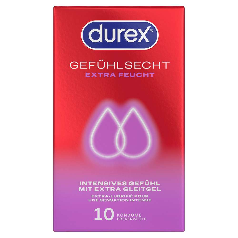 Produktabbildung Durex Kondome Gefühlsecht, extra feucht