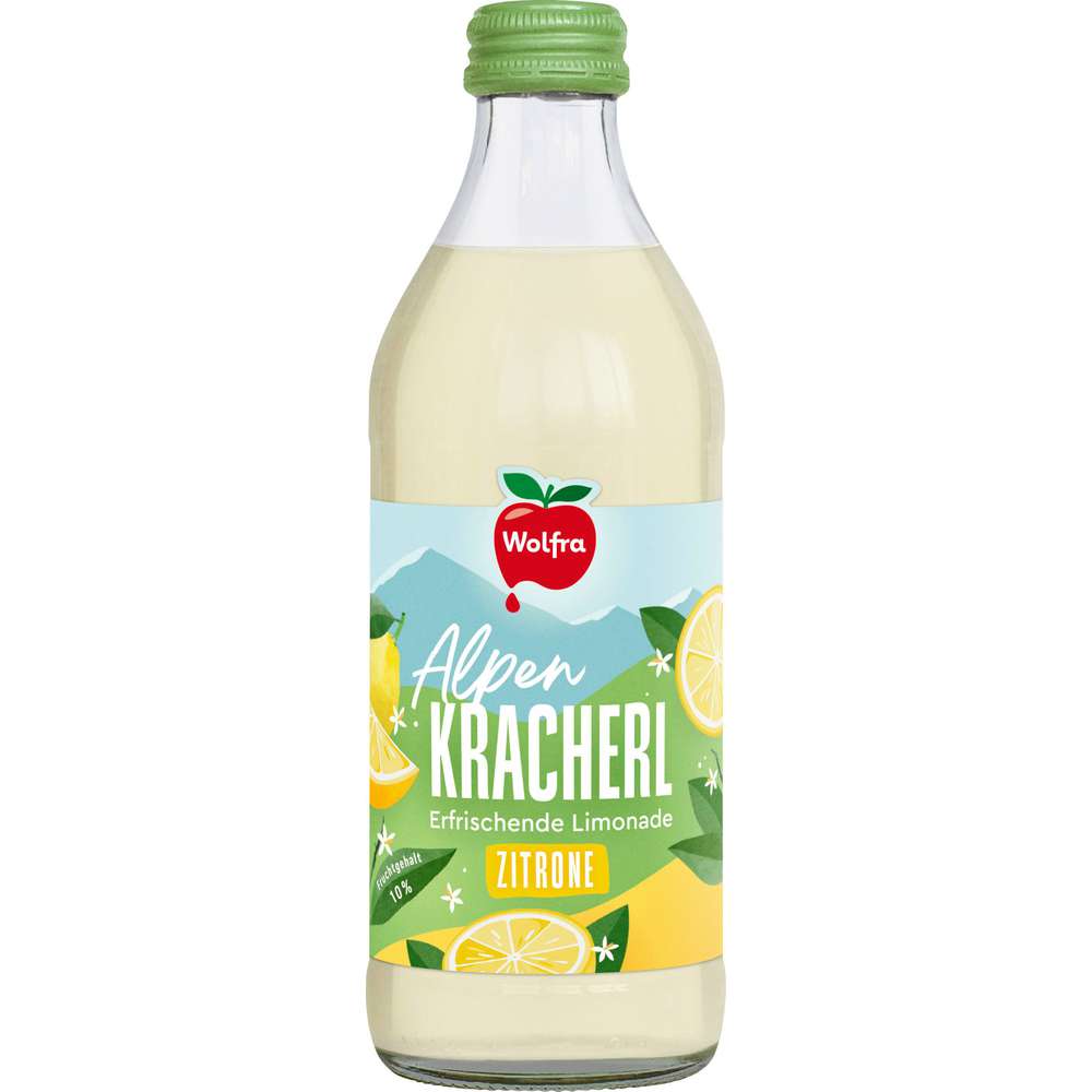 Produktabbildung Wolfra Alpenkracherl Zitronenlimonade