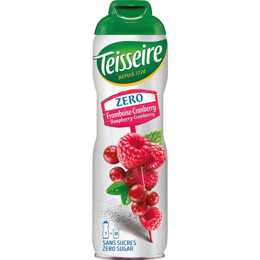 Produktabbildung Teissere Sirup, Himbeere-Cranberry Zero