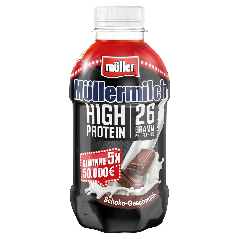 Produktabbildung Müller Müllermilch, High Protein, Schoko-Geschmack