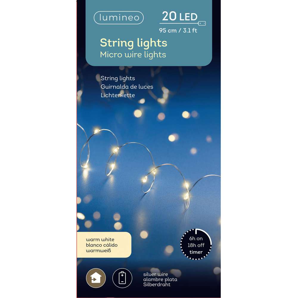 Produktabbildung Lumineo Micro LED-Strangenbeleuchtung, warm-weiß