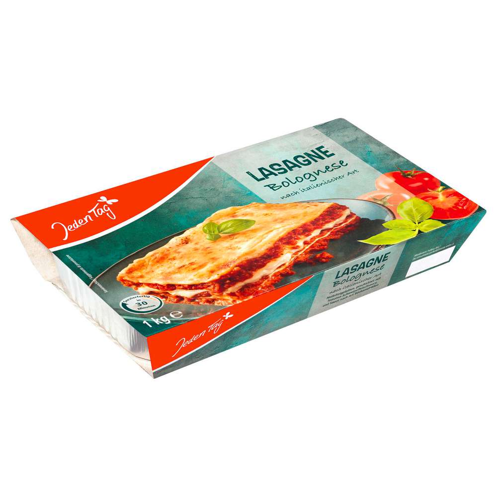 Produktabbildung Jeden Tag Lasagne Bolognese
