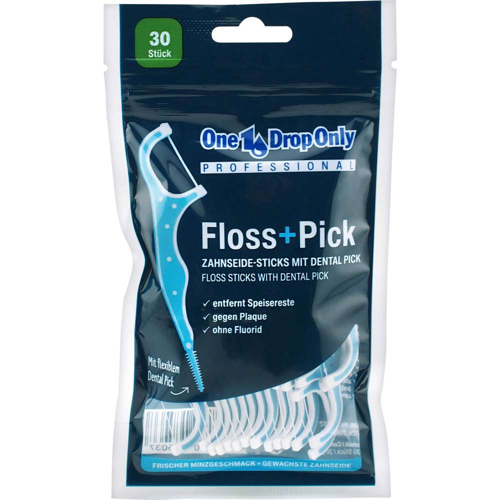 Produktabbildung One Drop Only Zahnseide-Sticks Floss + Pick