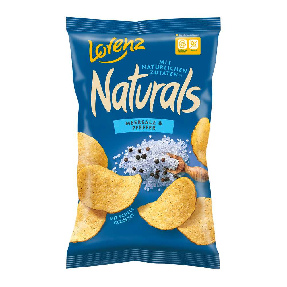 Produktabbildung Naturals Chips Naturals, Meersalz & Pfeffer