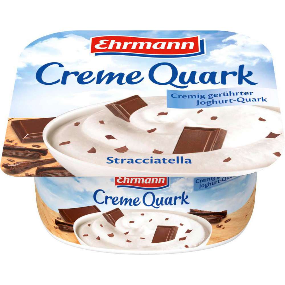 Produktabbildung Ehrmann Creme Quark, Stracciatella