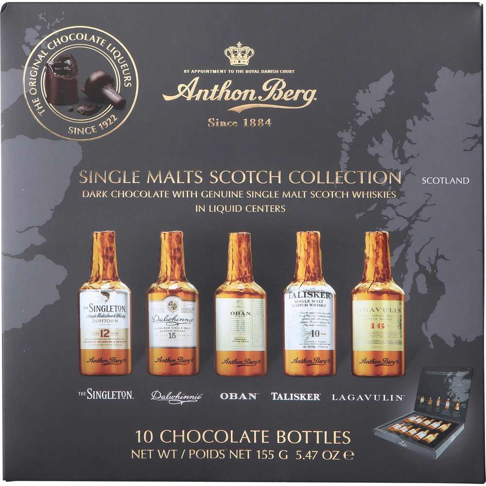 Produktabbildung Feodora Anthon Berg Single Malts Scotch Fläschchen