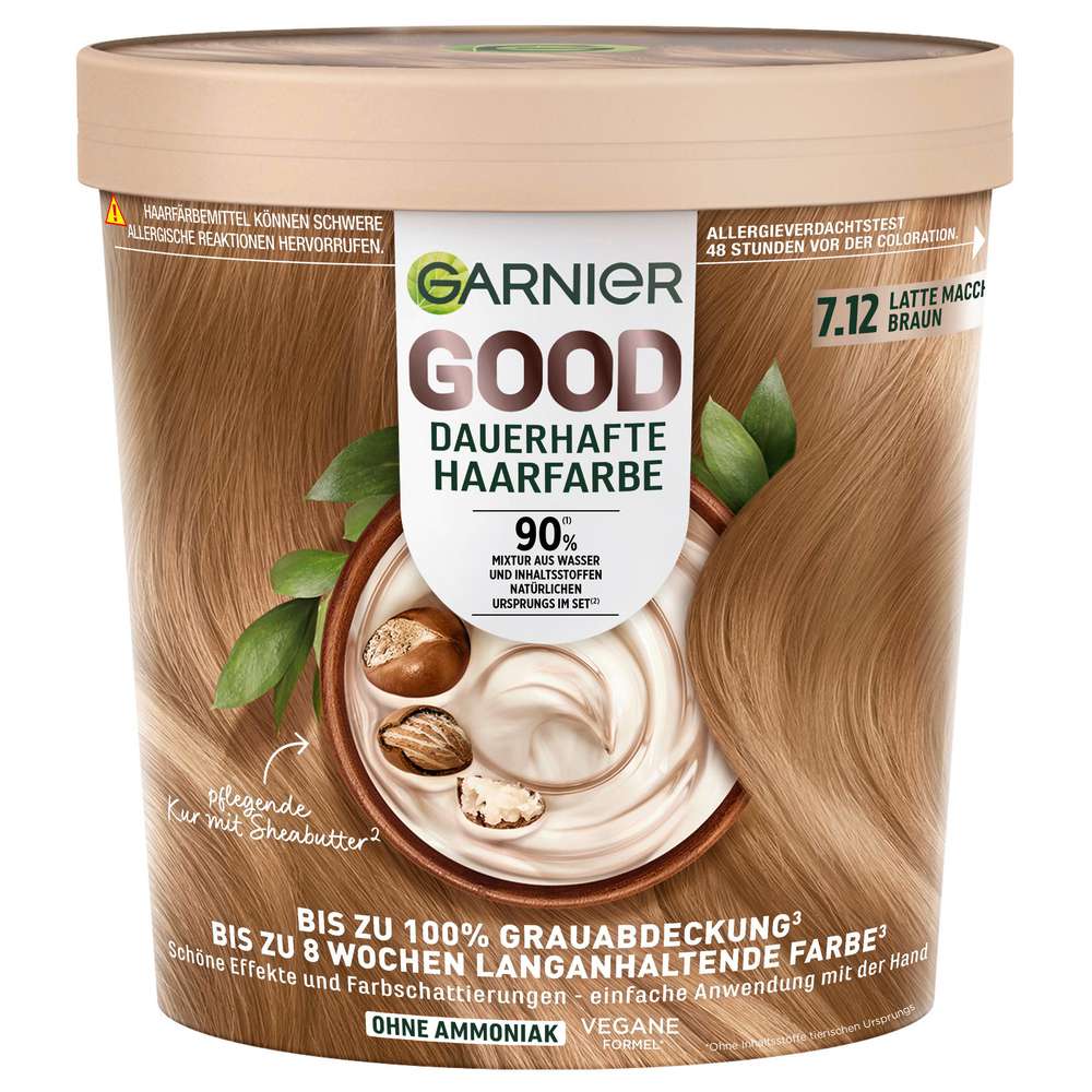 Produktabbildung Garnier Haarfarbe Good 7.12 Latte Macchiato Braun