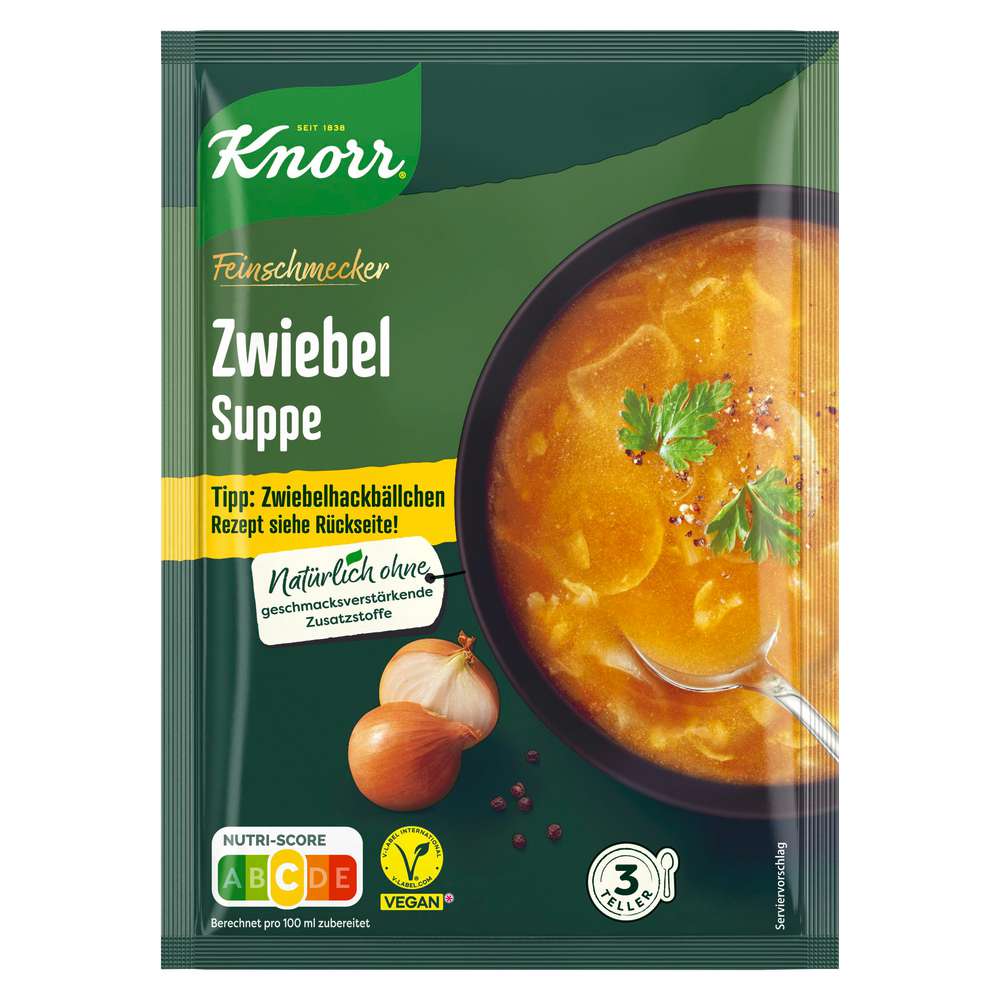 Produktabbildung Knorr Gewürzmischung Feinschmecker, Zwiebelsuppe