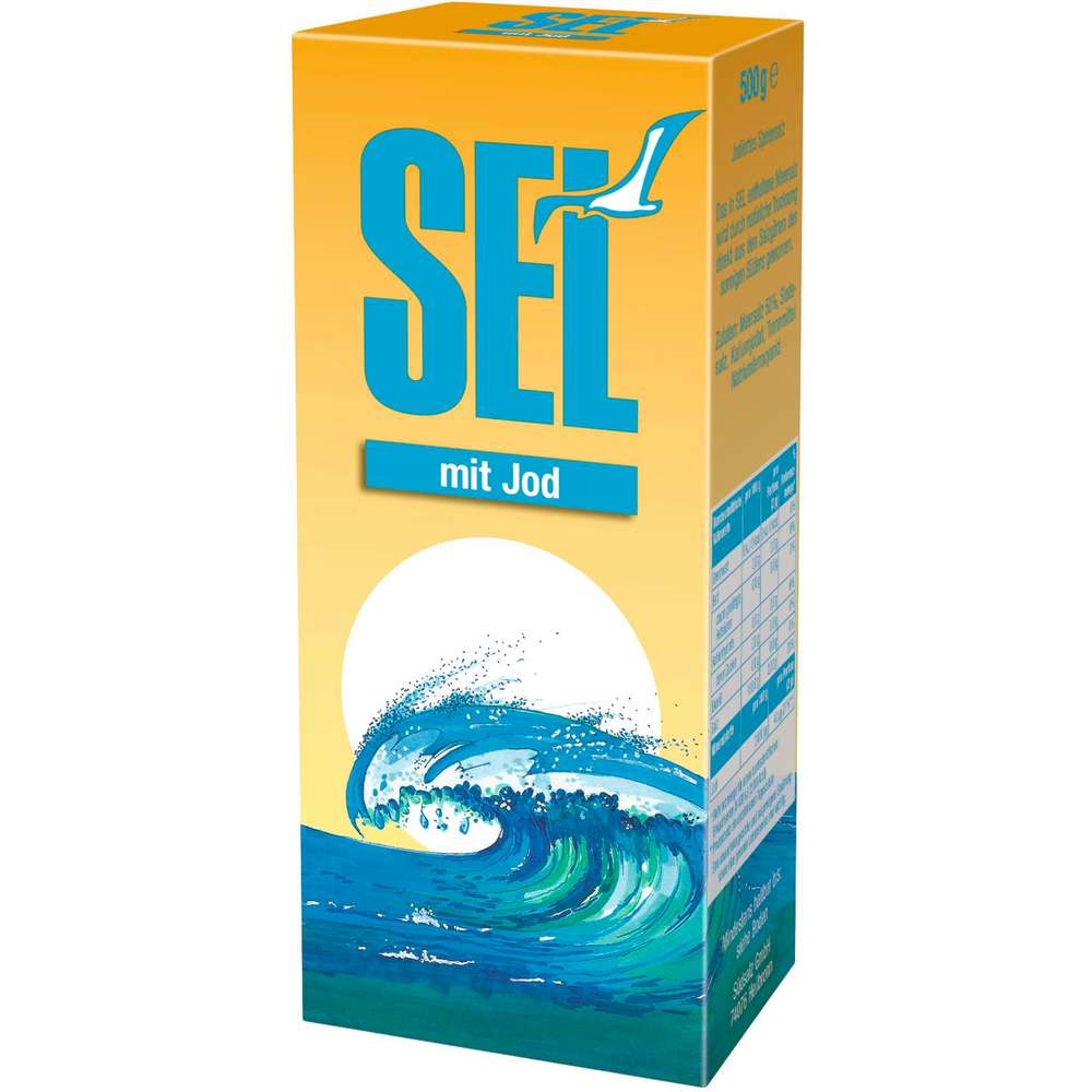 Produktabbildung Sel Speisesalz mit Meersalz & Jod