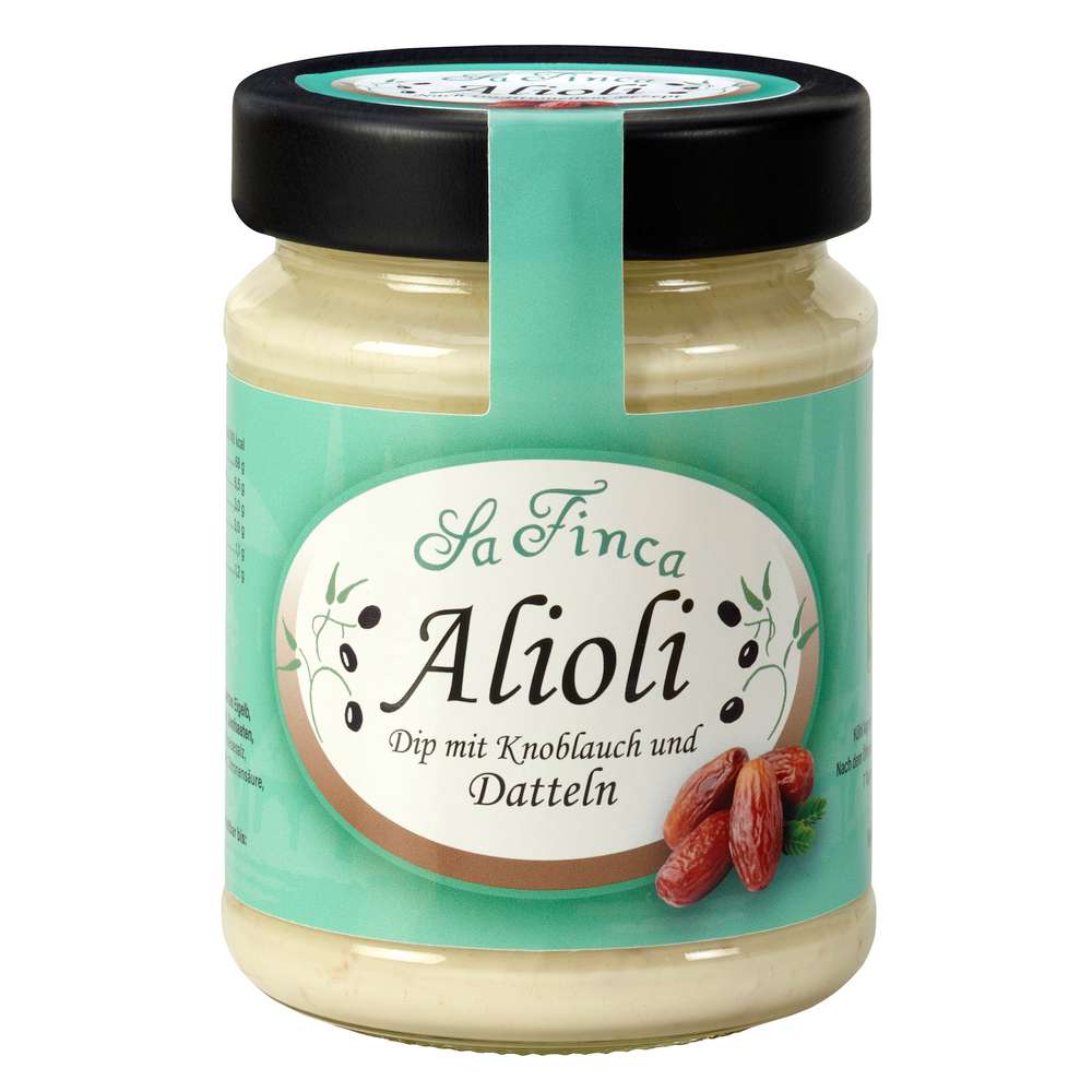 Produktabbildung Sa Finca Aioli Aufstrich, Datteln
