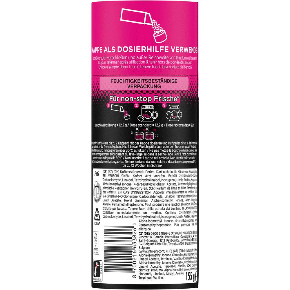 Produktabbildung Lenor Wäscheparfüm Unstoppables Fresh Sensations