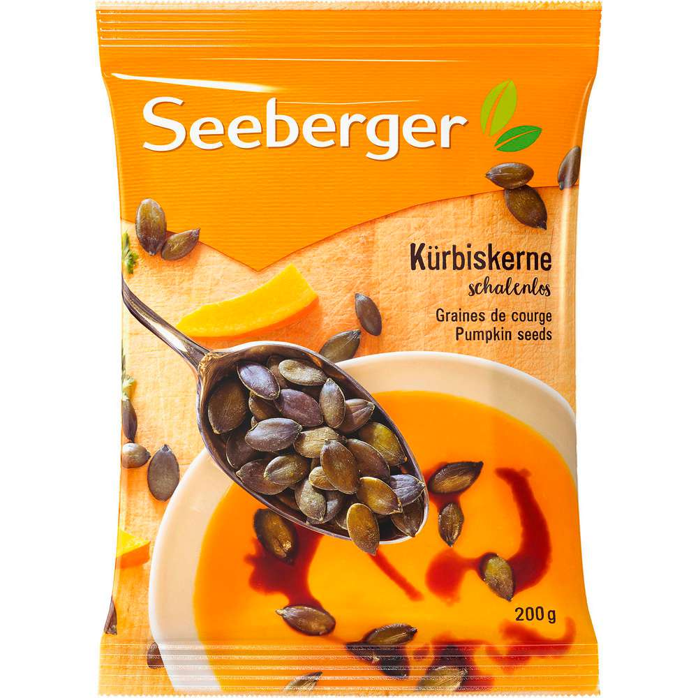 Produktabbildung Seeberger Kürbiskerne, schalenlos
