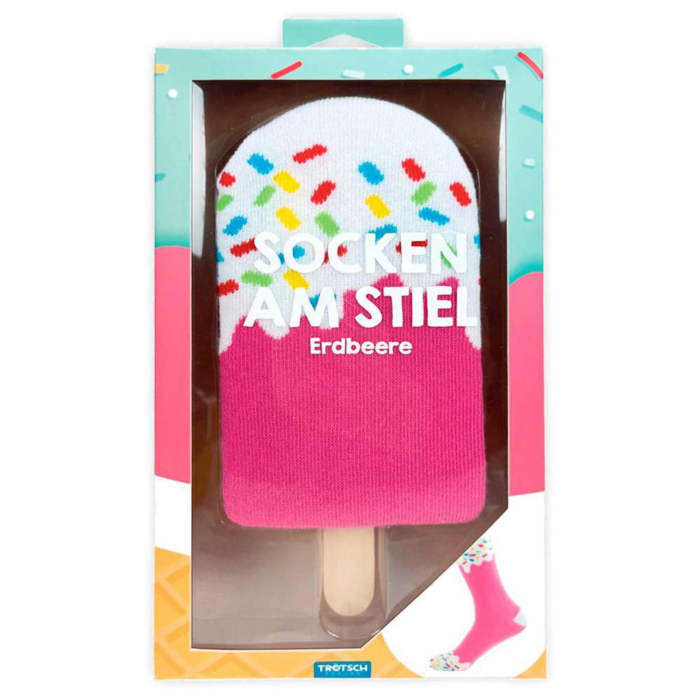 Produktabbildung Trötsch Socken am Stiel Erdbeere