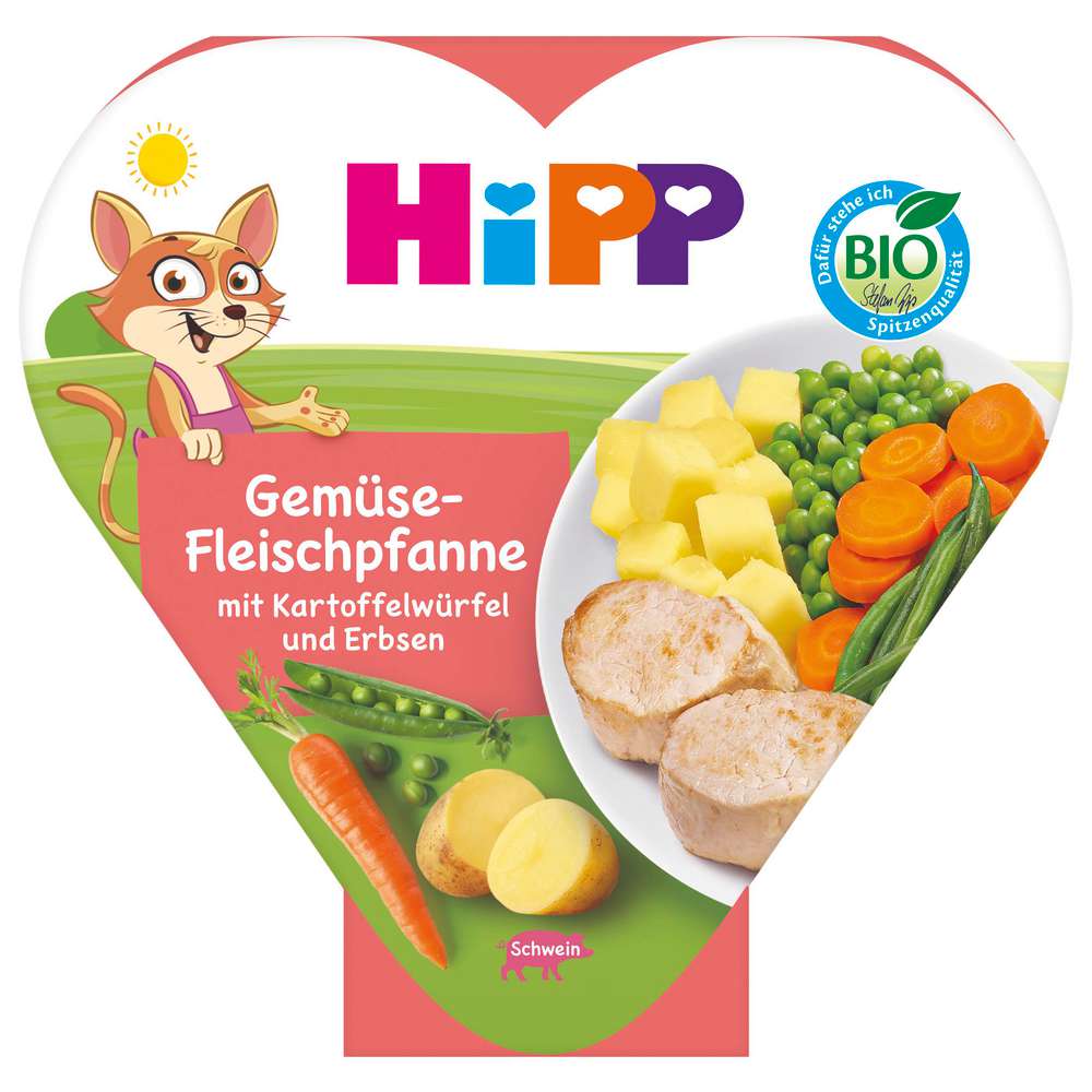 Produktabbildung Hipp Kinder Schalenmenü, Gemüse-Fleischpfanne