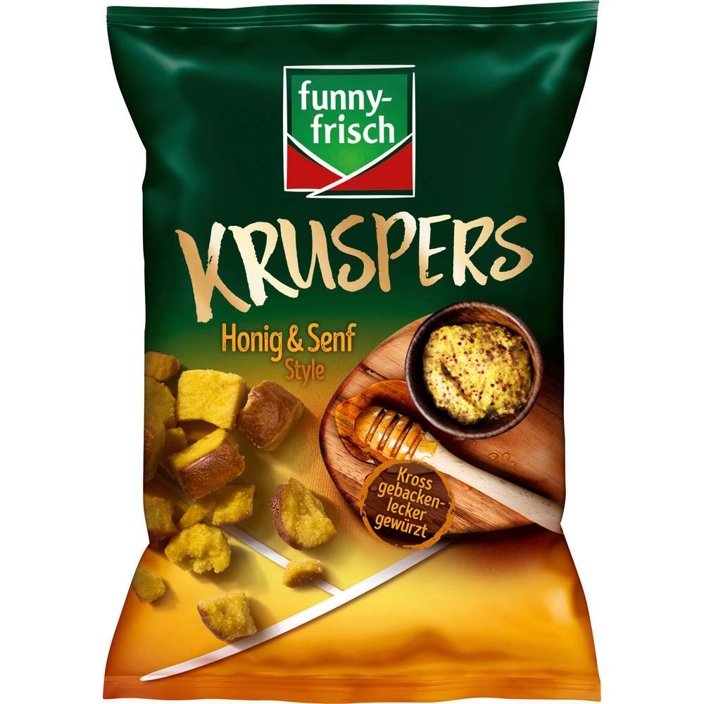 Produktabbildung funny-frisch Weizen-Kräcker Kruspers, Honig-Senf