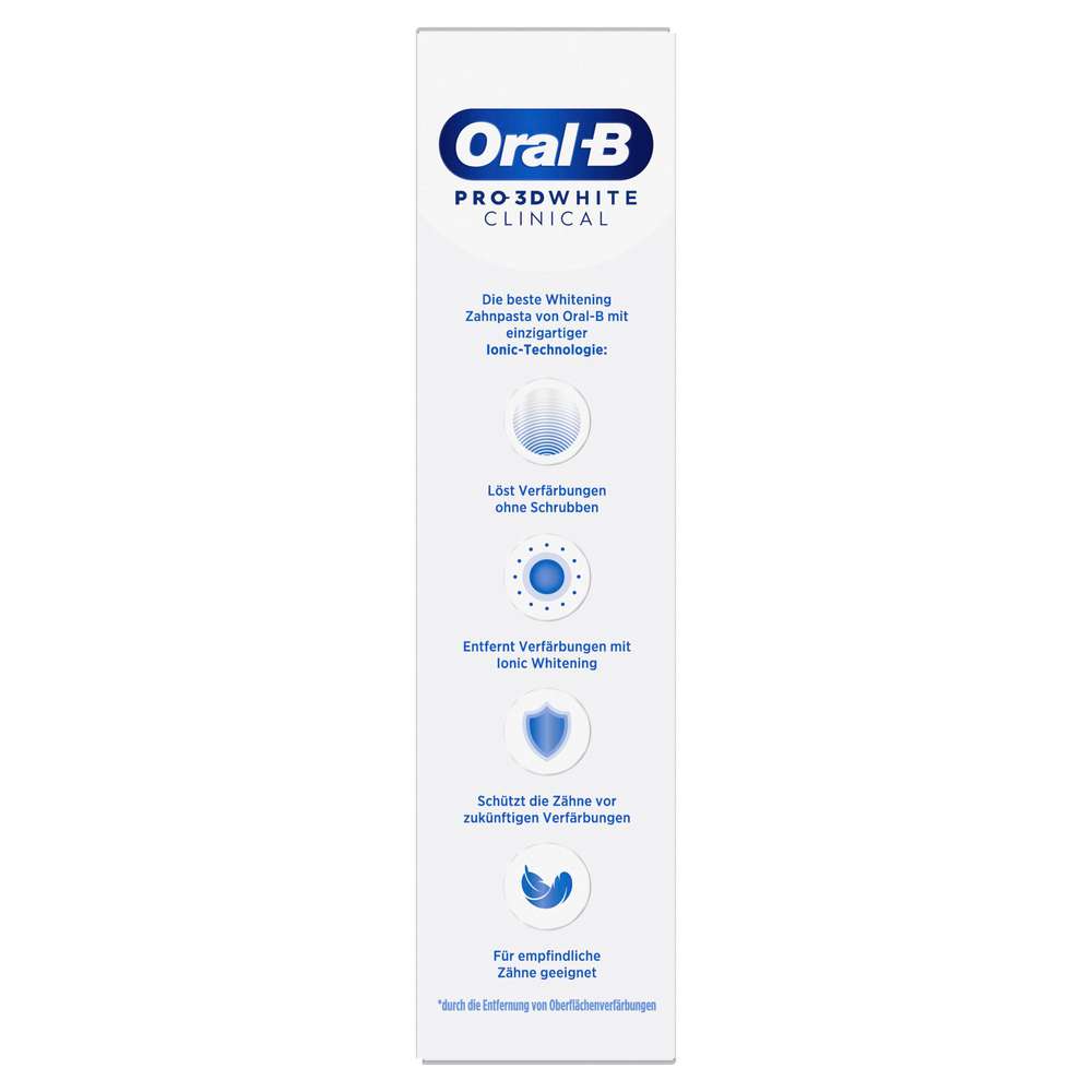 Produktabbildung Oral-B Zahncreme Pro 3D White Intensive Whitening, Kühle Minze